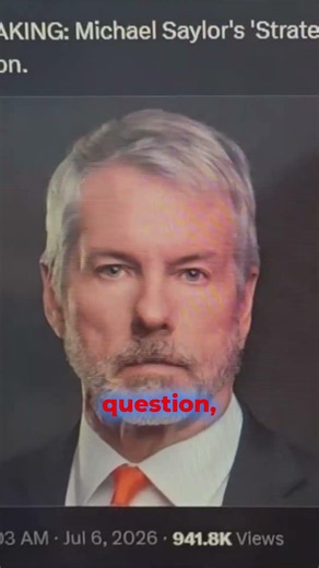 Why did MicroStrategy suddenly dump their Bitcoin?