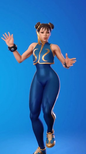 Chun-Li Dance Challenge in Fortnite