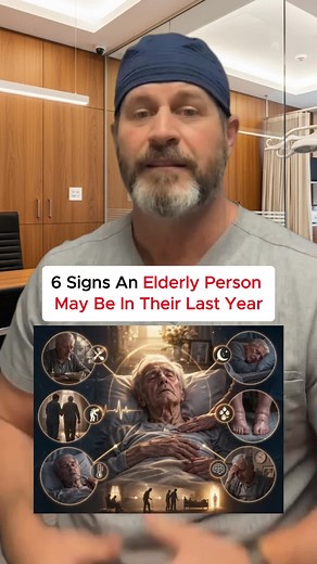 6 Signs An Elderly Person May Be In Their Last Year #Aging #ElderlyCare #usa_tiktok #healthtip #usa
