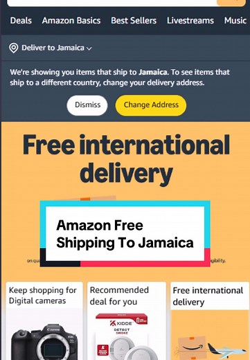 Free Shipping from Amazon to Jamaica Now Available