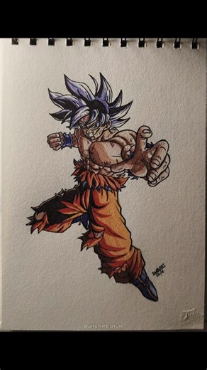 Goku Ultra Instinct, speed drawing #dragonball #guko #anime #drawing #art #sketch #fyp #reels #draw #animeart #animedrawing #foryoupageシ #fblifestyle #facebookreels | Dulfo-ART Style