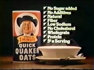 Quaker Oats Cereal Commercial (1979)