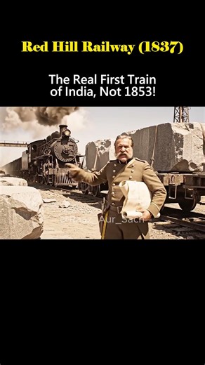 Red Hill Railway (1837) — The Real First Train of India, Not 1853! #shorts #history