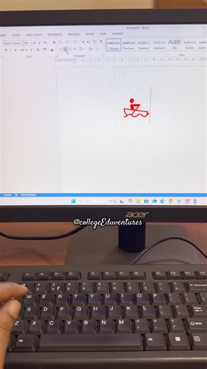Type Code + Alt X = BoatMan 😱 | MS Word Hidden Trick | MS Word #shortcut #magic P3