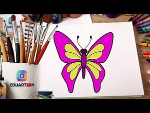 How to Draw a Beautiful Colorful Butterfly | Fun Drawing for Beginners (All Ages)