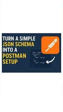 Turn a JSON Schema into a POSTMAN setup #postman #httprequests #snconnectors #shortsfeed #shorts