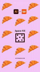 Copy and paste who? With Space Fill you can fill single or multiple shapes with selected objects, packing the items for a great result. Here's how... 🥐 Open the Space Fill panel (Window > Astute Graphics > Space Fill) 🥐 Make the shape you want to fill (we recommend having no fill or stroke applied) 🥐 Now select that shape, and the object(s) you want to fill it with. These can be groups, symbols, open paths etc, and if items are grouped together, they will stay as a bunch together. 🥐 Head ove