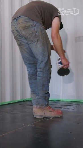 Epoxy Coating a Shipping Container Floor