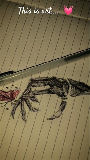 creative art skeleton hand. #drawing #sketch #creative art#art.