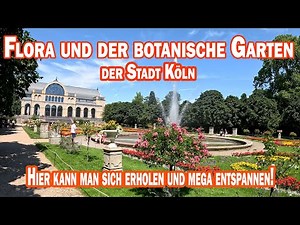 Wir besuchen die Flora und den Botanischen Garten der Stadt Köln - eine wahre Blumenpracht.