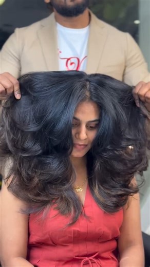 hair transformation 😍 #shorts #hairstyle #vlog