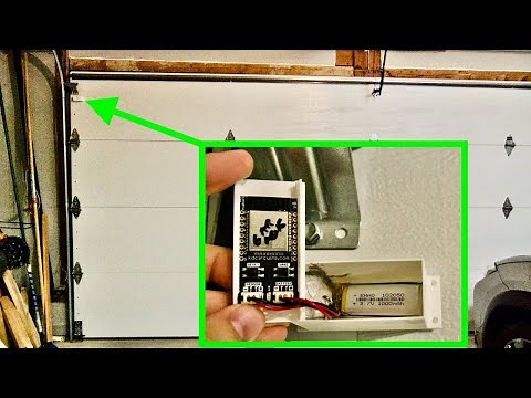 Garage Open/Closed/Left Open Push Notification from ESP32 (trigBoard) with Mercury Tilt Sensor