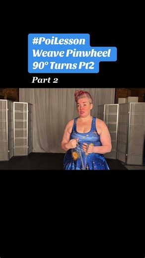 Pt2 Poi Weave Pinwheel 90° Turns Pt2 #poi #PoiSpinning #PoiDance #FlowArts #PoiTutorial #poiflow