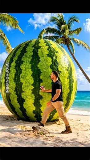 “Turning a Massive Watermelon Into a Modern Pod House! 🍉🏠”