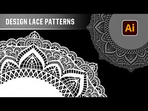 How to draw an Vintage round Vector Lace Pattern in Adobe Illustrator