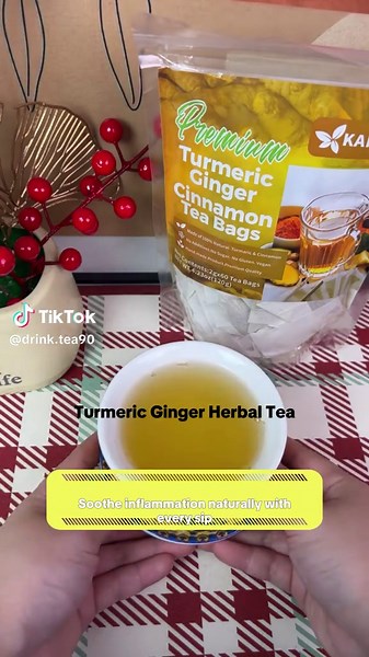 Té de cúrcuma, jengibre y canela en oferta limitada