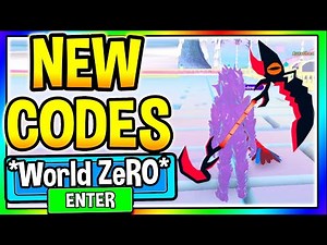 World Zero (OCTOBER 2021) CODES *HALLOWEEN* ALL NEW ROBLOX World Zero CODES!