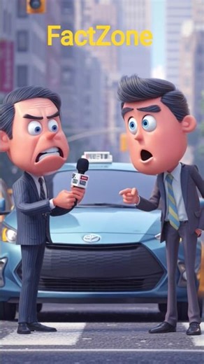 Live from Traffic Jam: Funny Car Interview | Viral News Shorts