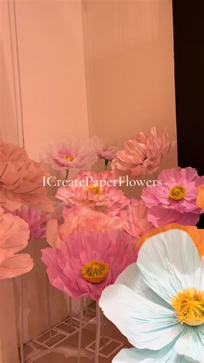 50 giant Flowers for Hanz and Angela’s Wedding #icreatepaperflowers #flowerrentals #aprilscraft #aprilblooms #trending