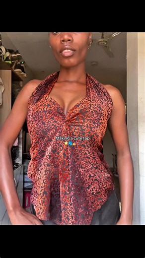 Lets make a cute top #fyp #diyfashion #ootd