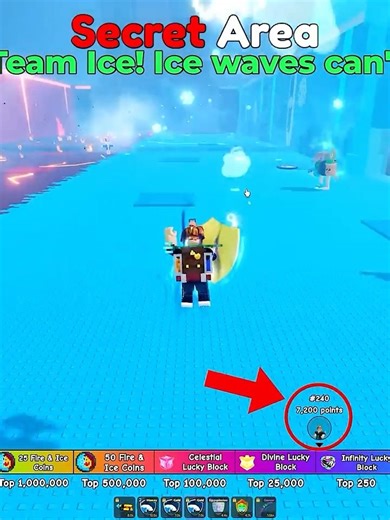 Infinity Ice & Fire #roblox #escapetsunamiforbrainrots