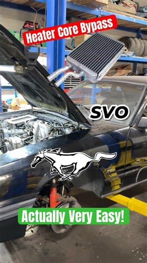 Foxbody Heater Core Bypass Easy! #automobile #projectcars #mechanic #mustang #upgrade #diy #cartok