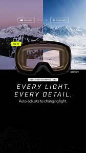 Sun, clouds, or snow, our rose-colored photochromic lens auto-adjusts to changing light and boosts contrast all day long. | ROKA | Facebook