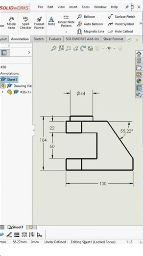 How to change line thickness with line Format in Solidworks #cadmonkeys #shortsfeed #shorts #reels