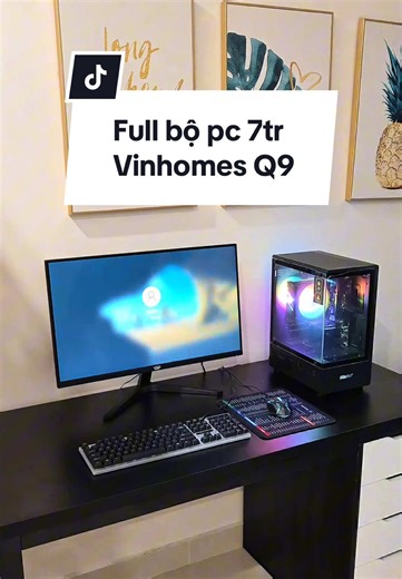 Giao lắp bộ pc 7tr cho bạn khách ở Vinhomes Q9. #pc #pcgaming #maytinhchoigame #nhpccomputer