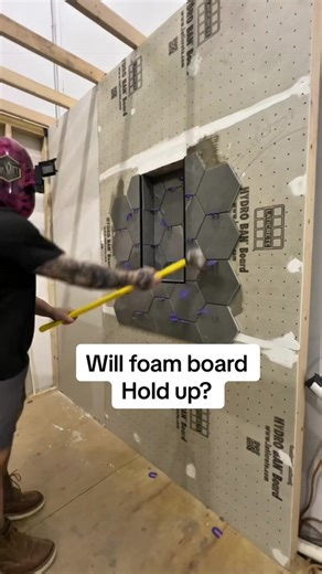 fOaM BaCKeRboArd is Fr DI WE ERs, WnT hOLD uP #tools #construction #diy #tile #tileinstallation