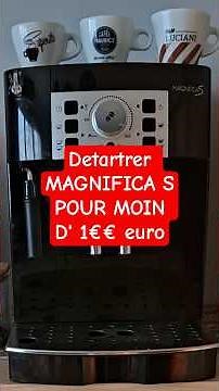 Détartrer sa De’Longhi Magnifica S pour moins d’un euro #delonghi #machineacafe #cafetière