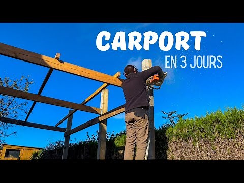 Construction d’un carport 😁