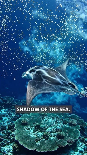 Giant Manta Ray Cinematic Ocean Journey Ultra Realistic Deep Sea Documentary 4K