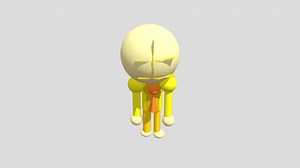 Yellow Stickman 1 - Download Free 3D model by lauratorradosanchez