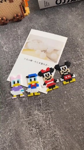 DIY Mickey Mouse and Donald Duck Perler Beads Tutorial