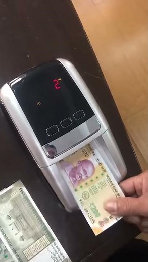 Indian Fake Note detector machine