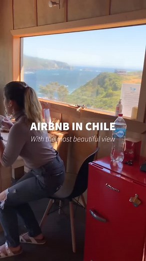 Most Incredible AirBNB in Chile! #airbnb #cabin #chile #traveltiktok #fyp #foryoupage