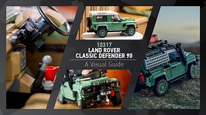 LEGO Icons 10317 Land Rover Classic Defender 90 visual tour