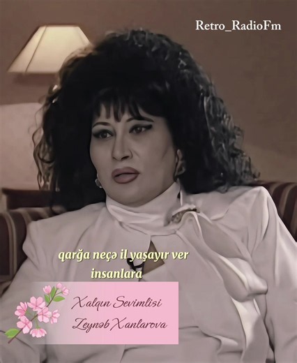 Mənalı ömür həmişə qısa görünür — Zeynəb Xanlarova sitatı