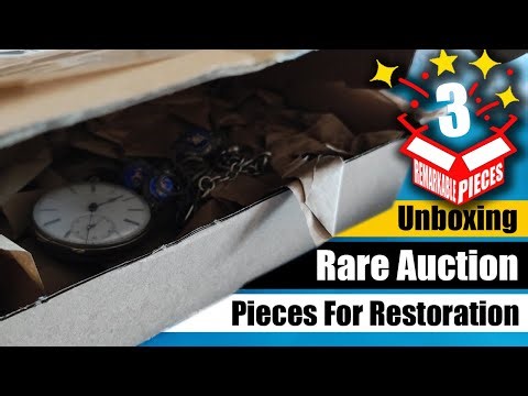 Unboxing Rare eBay Auction Finds | Pocket Watch Restoration DIY 4k