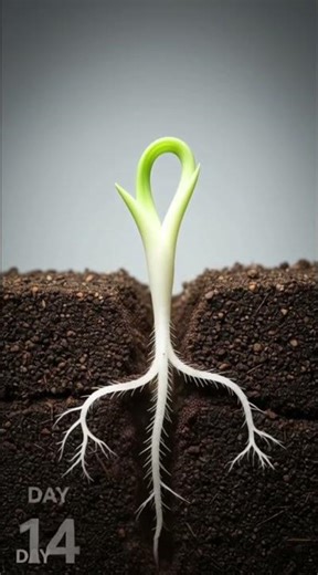 Black-Eyed Susan Growth from Seed to Full Bloom | Cinematic Soil Cross-Section Timelapse#shorts