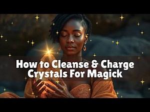 How to Cleanse & Charge Your Crystals for Magick (Beginner-Friendly Guide)