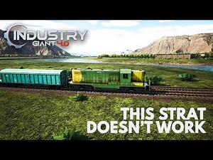 Industry Giant 4 - We use trains + Try exporting multiple goods. One works, one doesn't.