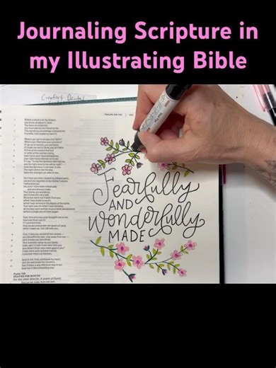 Bible Journaling in my Illustrating Bible