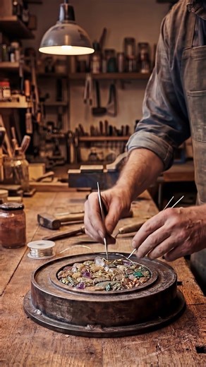 From Raw Stone to Luxury LED Clock ✨