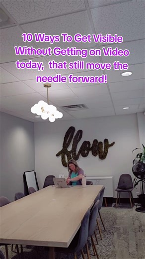10 Ways to get visible when you don't feel like getting on video... that still move the needle!