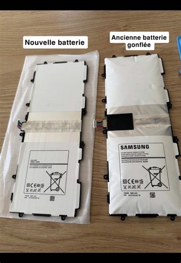 Tablette Samsung Changement Batterie #tablette #reparation #changement #batterie #fyp #pourtoi #virał