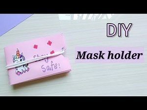 How to make Mask Holder | Face Mask Holder | DIY paper Crafts for School