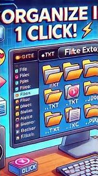 💻 Organizer #FileOrganization #BatchScript #Automation #TechTips