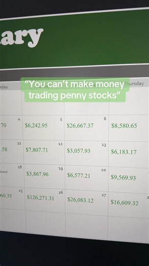 Throwback to one of my best months ever strictly day/swing trading penny stocks! #daytrading #swingtrading